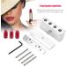 DIY Lipstick Mol d 4 Cavities Aluminum Alloy Lipstick Making Mould Homemade Balm Lip Mol d Lip Balm Making Tool Lip Balm Mol d Crafts Tool for Women (Three Use) - Buy Online on GoSupps.com