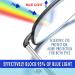 Buy Jox Foldable Reading Glasses - Blue Light Blocking Compact Design with Flip Case | Gold 2.5 Diopters for Men & Women - International Shipping Available - Buy Online on GoSupps.com