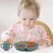 Sage/Ether Silicone Baby Feeding Set - 10 Pieces | Led Weaning Supplies with Utensils, Suction Plates, Bowls, Bibs, Placemat, Sippy Cups - Buy Now! - Buy Online on GoSupps.com