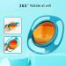 DZCYAOHL 360 Degrees Gyro Bowl - Unspillable Snack Toddler Bowl for Babies and Kids (Blue) - Buy Online on GoSupps.com