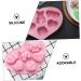 Alipis Chocolate DIY Mold 2pcs Cake Silicone Mold Silicone Molds Chocolate Cake Mold Baking Supply Donut Dog Biscuits 3D 20.7x15.2cm Pink - Buy Online on GoSupps.com