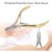 Hangnail Remover Nipper Exquisite Cuticle Nipper with Protective Cover for Manicure Enthusiasts for Women Gold - Buy Online on GoSupps.com