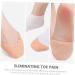 Gleavi 2 Pairs Toe Sleeve Silicone Socks - Women's Comfy Shoes Protector for Pointe Ballet Slipper - Toe Caps, Guards & Protectors - Assorted Colors - 9X7CM - Buy Online on GoSupps.com