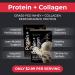 Protein + Collagen Powder | 23g Protein (Grass-Fed Whey + Collagen) | 3.7g BCAAs | Supports Muscle & Joint Health | Gluten & Soy Free | No Artificial Ingredients | 15 Sachets - Vanilla New Vanilla - Buy Online on GoSupps.com