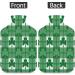 Cozy St. Patrick's Day Checkered Hot Water Bottle with Fluffy Cover - 2L for Pain Relief & Warmth - Buy Online on GoSupps.com