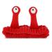 Molain facial washing chopper palm snails spa hair band make -up forehead straps women cartoon cute corals fleece elastic headband creative hair accessories for washing your face 1 piece - red - red