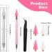 WLLHYF Rhinestone Picker Dotting Pen 7 Pcs Acrylic Crystal Rhinestones Applicator Wax Head Tip Pencil Picker Dotting Pen DIY Nail Art Decoration Tool for Nails - Buy Online on GoSupps.com