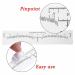 Skymore Eyebrow Ruler 100Pcs - Disposable Microblading Stencil & Shape Kit for Perfect Brows | 3-Minute Makeup Tool - Buy Online on GoSupps.com