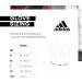 adidas Essential Adjustable Fingerless Gloves - Red Large | Padded Weight Lifting Gloves for Men and Women - Buy Online on GoSupps.com