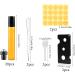 DALAETUS 28 Pcs Amber Roller Bottles Set 10ml Roll on with Spring-Pipettes Droppers Stickers Bottle Openers Essential Oils Bottles Glass for Fragrance Aromatherapy - Buy Online on GoSupps.com