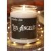 9 oz Scented Candle - Los Angeles Inspired Scents | Natural Soy Wax | Eco-Friendly Gift | Hand-Poured | 7 Unique Fragrances Available - Buy Online on GoSupps.com