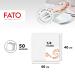 Fato Coral Tide Airlaid Dry Paper Napkins - 50 Pack 40x40 cm - Textile Effect for Elegant Dining - Buy Online on GoSupps.com