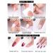24PCS Glossy French Tip Press-On Acrylic Nails Set - Nude Pink Short Coffin Style with Glue | Full Cover Stick-On False Nails for Women and Girls - Buy Online on GoSupps.com
