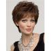 European & American Fashion Ladies Short Curly Hair Brown Micro Roll Full Wig | Natural Light Brown Color - Buy Online on GoSupps.com