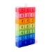 Pill Organizer Box with Snap Lids (7-day AM/PM) - Pill Box 6018