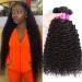 10A Brazilian Kinky Curly Bundles 100% Virgin Jerry Curl Human Hair Bundles Remy Wet and Wavy Human Hair Weave Bundles (12" 14" 16") 12" 14" 16" curly 3 bundles