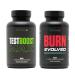 Sculpt Nation by V Shred T-Boost Max and Burn Metabolism Support with Tribulus Ashwagandha Chromium and Ginseng Root 2 Pack 60 Capsules Each
