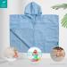 Urban Kanga Baby Bath Poncho with Hood | Two-Sided Crystal Blue Poncho for Children 1 Year - International Shipping - Buy Online on GoSupps.com