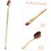 minkissy Makeup Brush Tools Eyeshadow Brush Contour Brush Spectrum Eye Makeup Makeup Tools Liquid Powder Brush Eyebrow Smudge Brush Travel Double Head Aluminum Tube - Buy Online on GoSupps.com