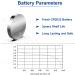 10 Pcs CR2032 CR 2032 3V Button Cell Lithium Battery 3 Volt Coin Battery ECR2032 DL2032 for Thermometer Battery for Bike Taillights Headlights - Buy Online on GoSupps.com