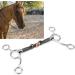 Black Horse Snaffle Stainless Low Leverage Copper Roller Loose Mouth Bit - Buy Online on GoSupps.com