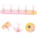minkissy 5 Sets Nail Practice Holder Stick on Tiles Convenient Nail Holders Nail Stand Nail Painting Stand Training Acrylic Trays for Display Nail Art and Silver Plastic Fixture - Buy Online on GoSupps.com