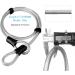 KASTEWILL Bike U Lock with 16mm Shackle and Security Cable - Heavy Duty Anti Theft Combination U Bolt Lock for E-Bike, Mountain Bike, Road Bike - 4ft Length (Small) - Buy Online on GoSupps.com