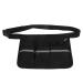 SOLUSTRE Massage Bottle Bag Massagist with Adjustable Belt Massage Lotion Oil Waist Holder Organizer for 3 Bottles Black