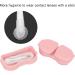 Shop Brrnoo Portable Dustproof Contact Lens Box Set - Pink Lens Container with Tweezers & Tool | International Shipping Available - Buy Online on GoSupps.com