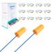200 Pairs Foam Ear plugs ANDANDA Ultra Soft Corded Foam Earplugs Reusable Soft & Comfortable Slow Rebound Ear Plugs for Sleeping Noise Cancelling 32dB NRR Snoring Shooting Studying Loud Noise