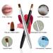 Retractable Lip Brush with Cap - Professional Makeup Tool for Lipstick & Gloss - Silver - Buy Online on GoSupps.com