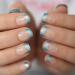 Blue Lake Artificial Nails - Abstract Lines Short Square French Mani | 24pcs Full Cover | Shop Internationally - Buy Online on GoSupps.com