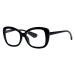 Eyekepper Fashion Reading Glasses for Women Oversized Reading Aid - Black +1.50