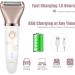 Laintene 2-in-1 Electric Razor for Women - Wet & Dry Hair Removal Trimmer for Legs, Underarms, Face - Waterproof Body Groomer Lady Shaver (Rose Gold) - Buy Online on GoSupps.com