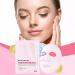 Pink Masque Collagen Facial Korean Skincare Coreen Masque Collagen Pink Mask Collagen Korean Facial Mask Pore Care Moisturizing And Evens Skin Tone Korean Skincare (4PC) - Buy Online on GoSupps.com