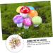 HOMSFOU 200 Pcs Simulated Mushroom Ornaments Bonsai Mushroom Decor Micro Landscape Miniature Tiny Mushrooms for Crafts Figure Plant Decor Simulation Mushroom Toy Room Child Artificial Foam - Buy Online on GoSupps.com