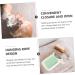 VINTORKY 6pcs Black Linen Soap Loofahs Soap Mesh Holder Foaming Net for Face Washing Net Bags Flax - Buy Online on GoSupps.com
