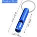 49 Piece Emergency Whistle Keychain Set Aluminum Survival Whistle for Camping, Hiking, Boating 7 Colors - Buy Online on GoSupps.com