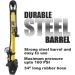 Durable Steel BV Bike Pump | 160 PSI High Pressure Bicycle Tire Pump with Gauge | Smart Valve Head for 17/24 inch Bikes | Presta and Schrader Compatibility | Dark Yellow - Buy Online on GoSupps.com