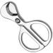 Cigar Cutter Accessories Cigar Scissors Stainless Steel Guillotine Double Cut Blade Cigar Accessories for Cigars (Silver) (Color : Silver) (Color : Silver)