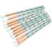 Housoutil 10pcs Green Supplies Hair Handle Beauty Eye Plastic Care Eyeshadow Cosmetic Makeup - Buy Online on GoSupps.com