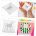 COHEALI 4 Pcs Silicone Mold Fondant Molds Silicone Horse Resin Craft Mold 3d Homemade Supplies Bubble Whitex2pcs 7.6X7.6CMx2pcs - Buy Online on GoSupps.com