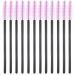 Generic 100 Pieces Disposable Eyelash Brushes Mascara Wands Eyelash Eyebrow Applicator Cosmetic Makeup Brush Tool Kits (Black/Pink) - Buy Online on GoSupps.com