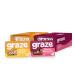Graze - Healthy Snacks sweets oats flapjacks - Packaging may vary - (Lively Lemon & Cherry Bakewell Total 18 trays) Lively Lemon & Cherry Bakewell 18 pack