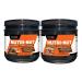 BioX Nutri-Nut Powdered Peanut Butter | Delicious Low Calorie Powdered Peanut Butter with 5g Protein Low Sugar & Low Fat | No Artificial Flavours Or Sweeteners Non-GMO & Gluten Free (Pack of 2 Chocolate & Plain) Chocolate & Plain 456 g (Pack of 2)