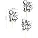 Arthsdite 24Pcs One More Day Cupcake Toppers Glitter Wedding Rehearsal Dinner Cupcake Picks Decoration for Wedding Countdown Theme Party Cake Decorations Supplies - Black Glitter - Buy Online on GoSupps.com