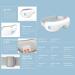 Eye Massage Device with Warmth & Vibration | Sleep Aid Eye Mask for Dry Eyes & Circles | Perfect Family Gift - Buy Online on GoSupps.com