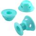 40 Pieces Silicone Curlers - Heatless Big Magic Hair Curlers for Long & Short Hair (Pale Cyan) - Buy Online on GoSupps.com