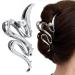 Wave Metal Hair Claw Clips Big Hair Clips for Girls Pearl Metal Claw Clip Wavy Hair Clip Large Claw Clips for Thick Hair Silver Hair Claws Hair Accessories for Women Hairclips Hair Barrettes  1pc