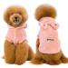 Winter Warm Small Dog Pajamas - Cute Rabbit Design Pet Coat for Chihuahua, Yorkie, Poodles - Pink, Chest 12.5, Back Length 8.5 - Buy Online on GoSupps.com